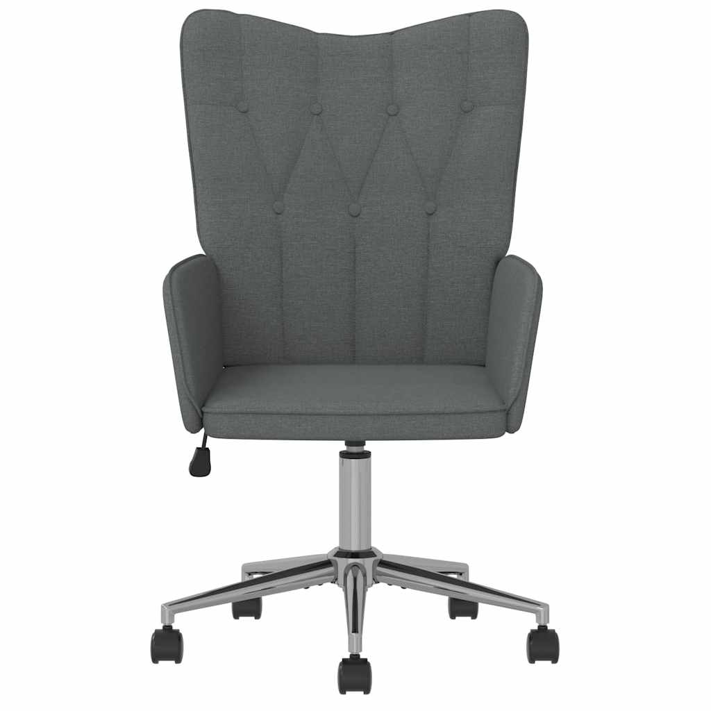 

vidaXL Relaxstoel stof donkergrijs