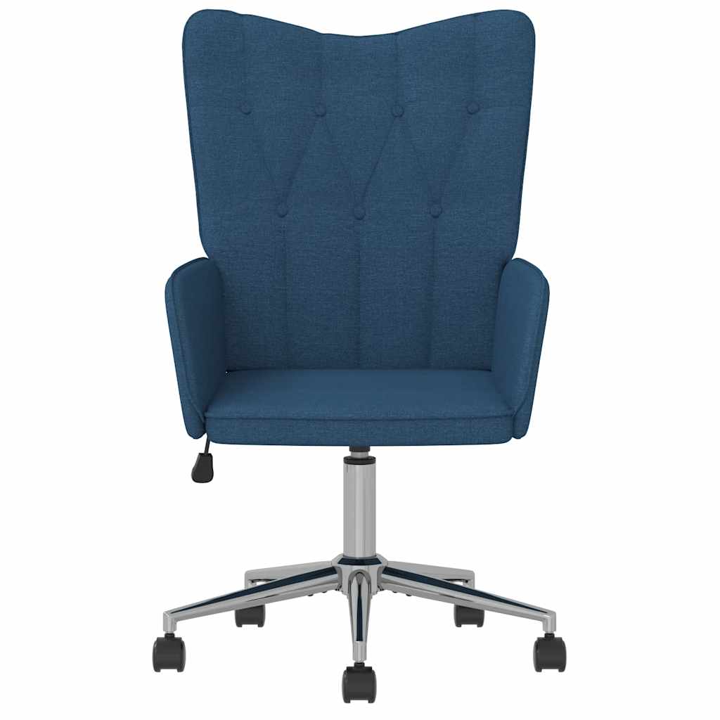 

vidaXL Relaxstoel stof blauw
