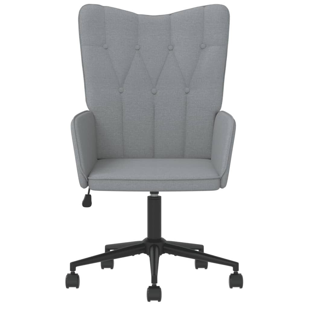 vidaXL Silla de relajación de tela gris oscuro