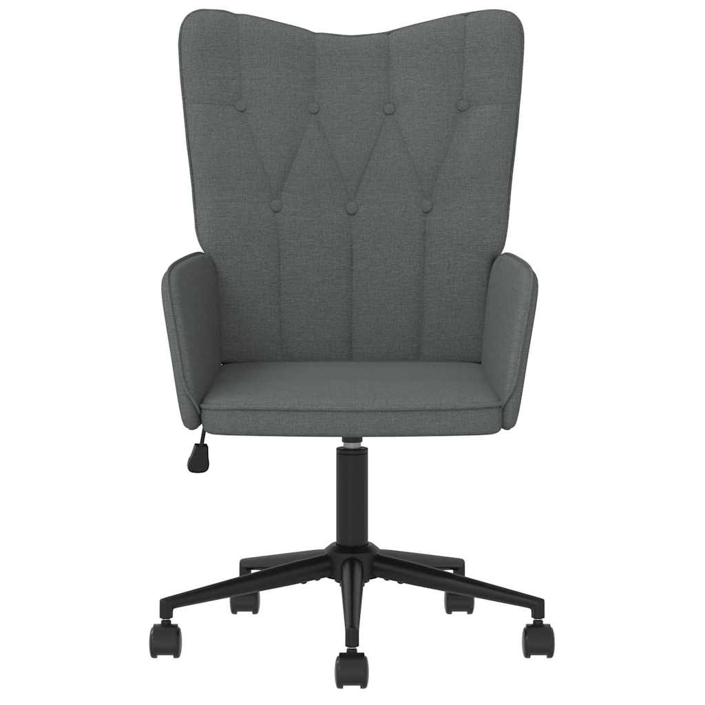 

vidaXL Relaxstoel stof donkergrijs