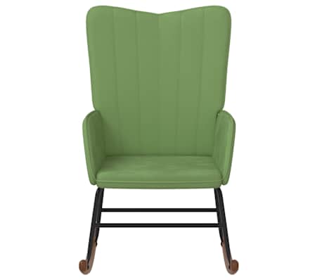 vidaXL Supama kėdė, &scaron;viesiai žalios spalvos, aksomas