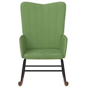 vidaXL Supama kėdė, &scaron;viesiai žalios spalvos, aksomas