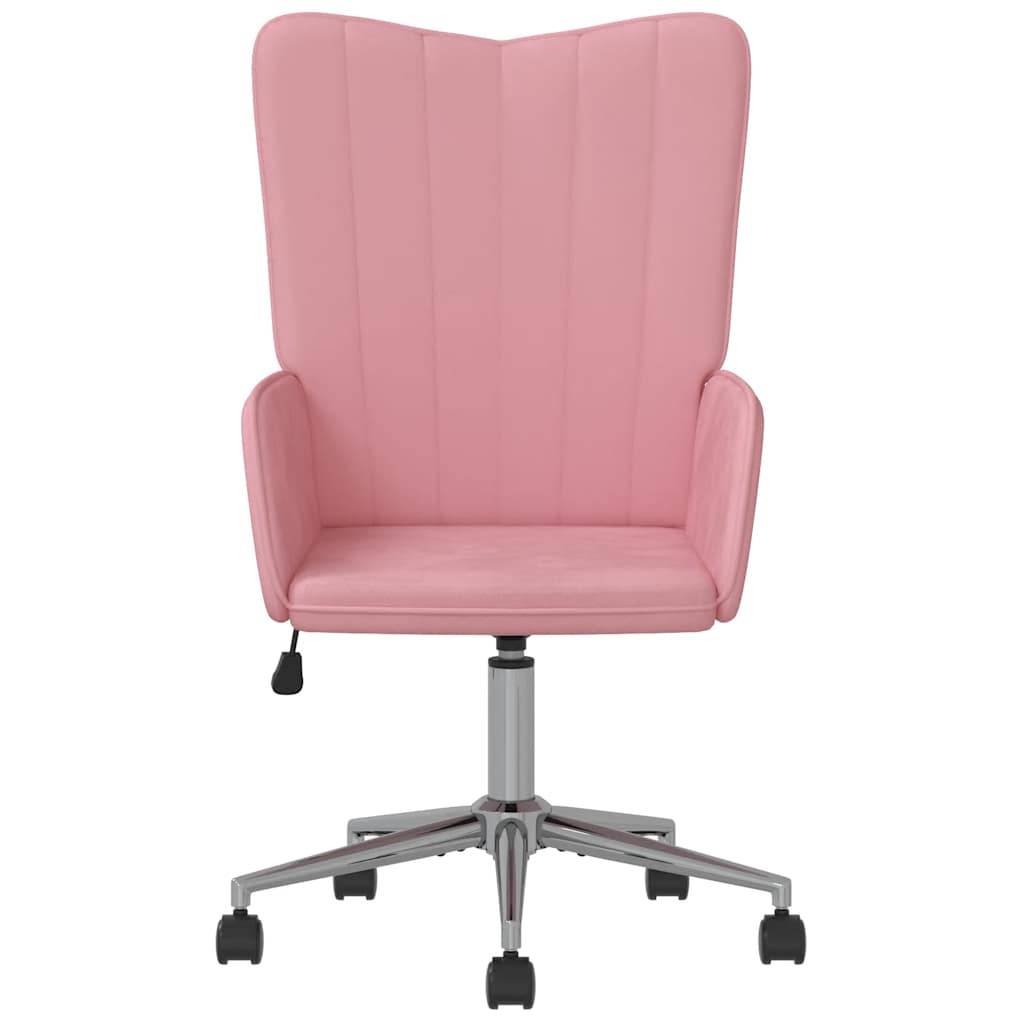 

vidaXL Relaxstoel fluweel roze