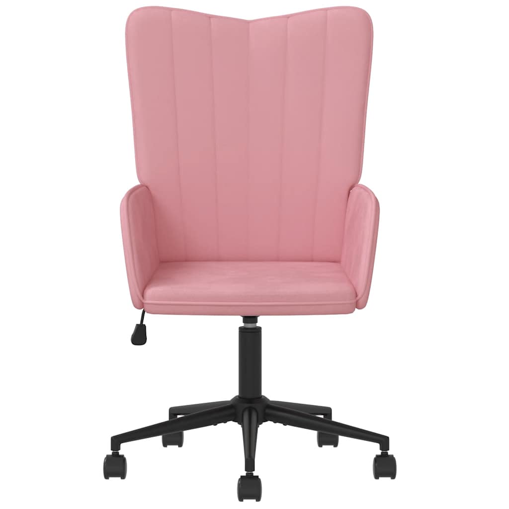 

vidaXL Relaxstoel fluweel roze