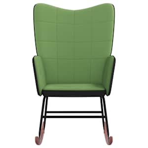 vidaXL Supama kėdė, &scaron;viesiai žalios spalvos, aksomas ir PVC