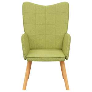 Relaxační křeslo zelené textil - obrázek 3