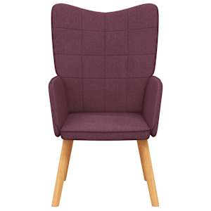 vidaXL Poltrona Relax Viola in Tessuto