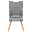 Fauteuil Cabriolet En Cuir Véritable VidaXL - Bois De Manguier Massif - Accoudoirs Rembourrés - Marron Clair - 58x54x70cm