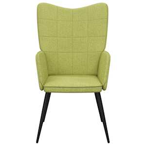 Relaxační židle zelená textil - obrázek 4