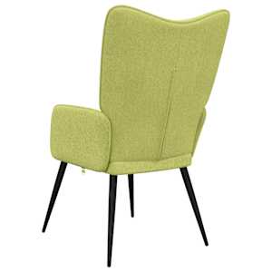 Relaxační židle zelená textil - obrázek 6