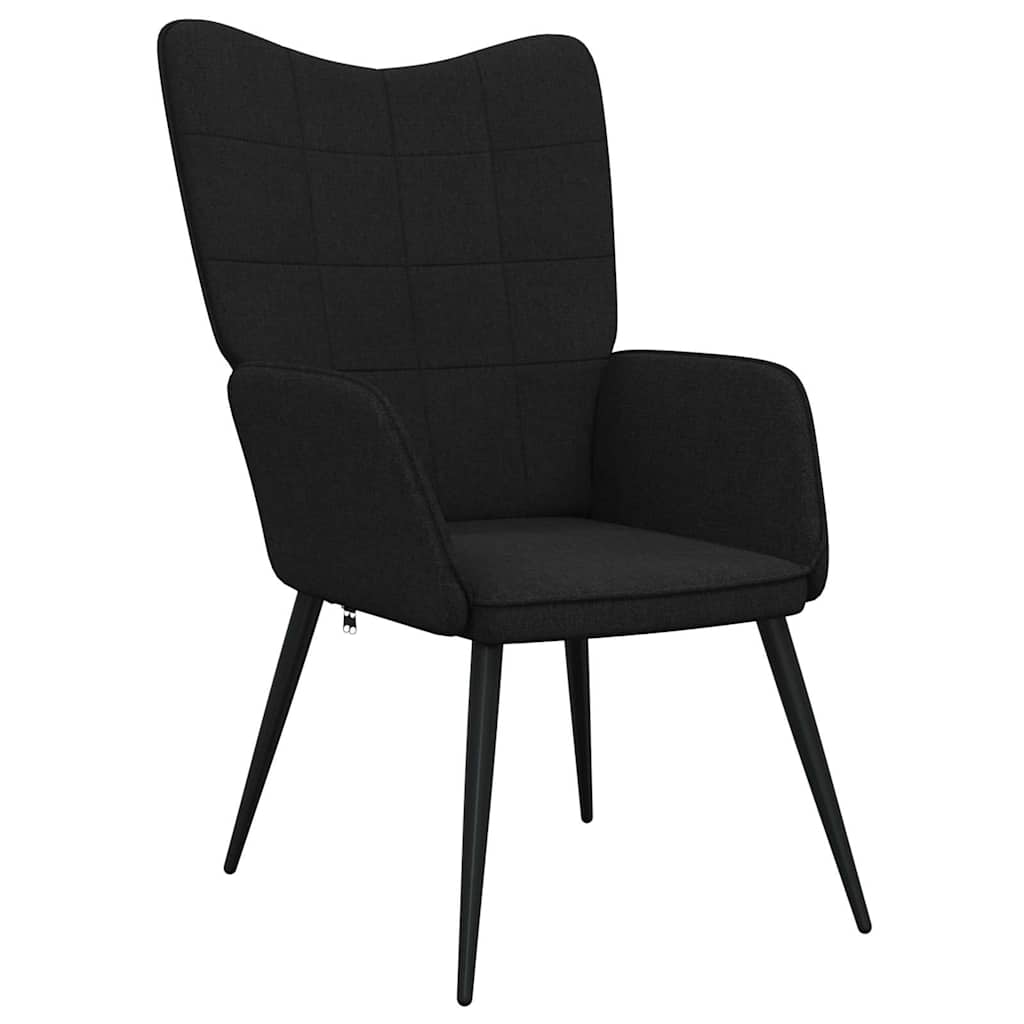 Chill Chair Black Fabric (100% polyester), steel Standard Modern