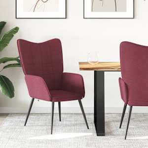 Stol za sproščanje vinsko rdeče blago