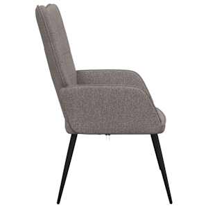 Relaxační židle taupe textil - obrázek 5
