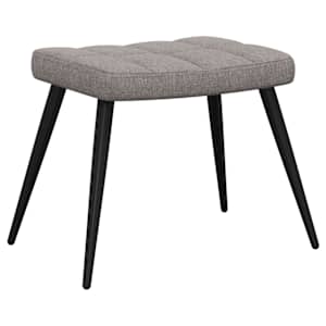 Relaxační židle se stoličkou taupe textil - obrázek 8