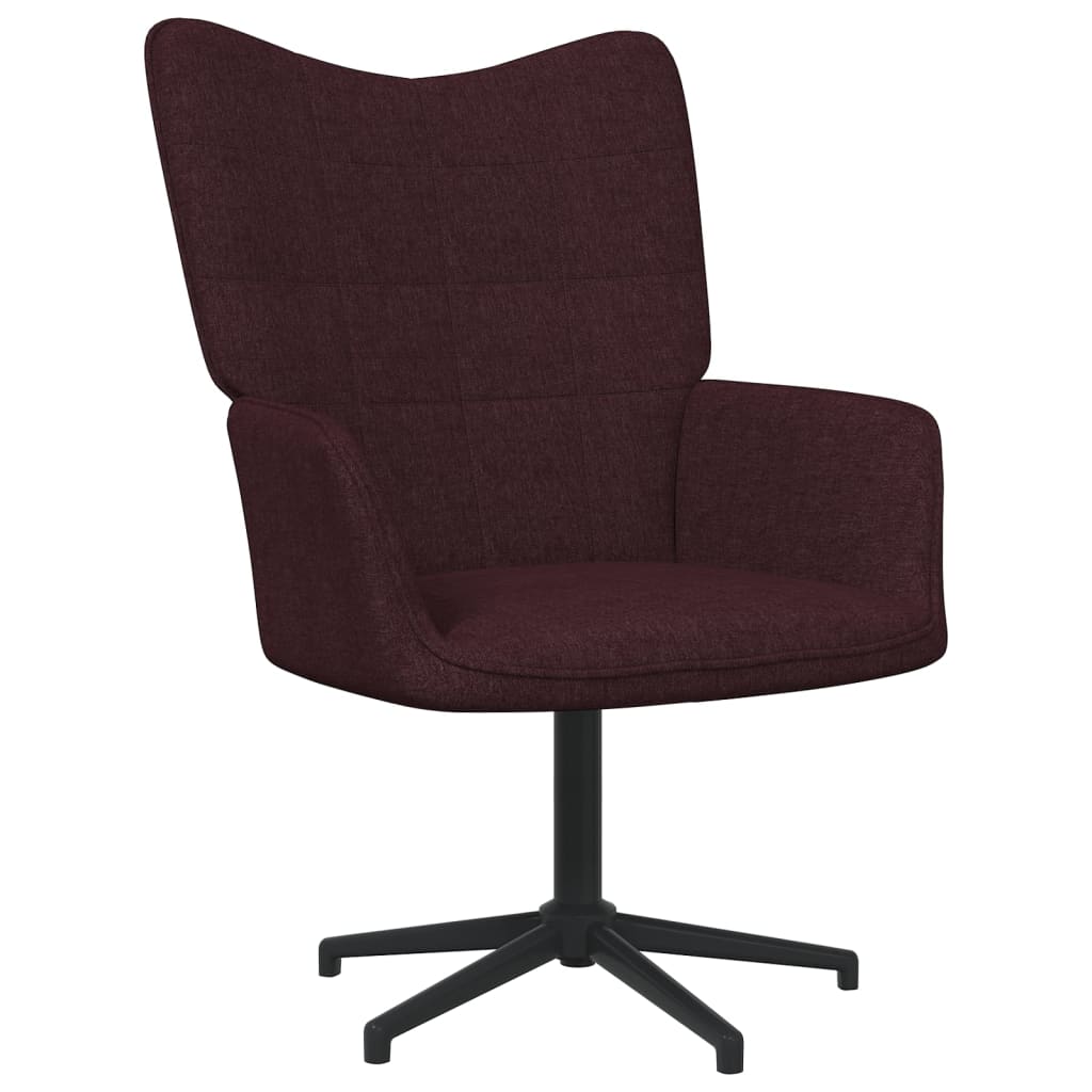 Petrashop  Relaxační židle fialová textil