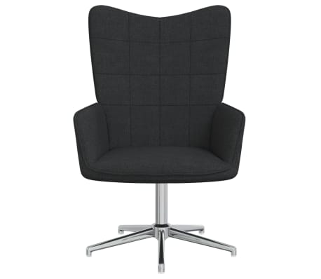 vidaXL Relaxační židle černá textil