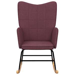 vidaXL Supama kėdė, violetinės spalvos, audinys