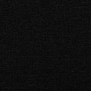 Houpací křeslo se stoličkou černé textil - obrázek 10