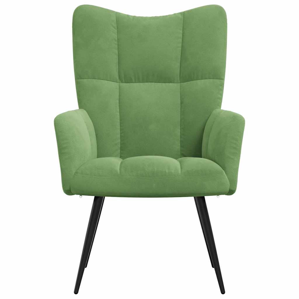 

vidaXL Relaxstoel fluweel lichtgroen