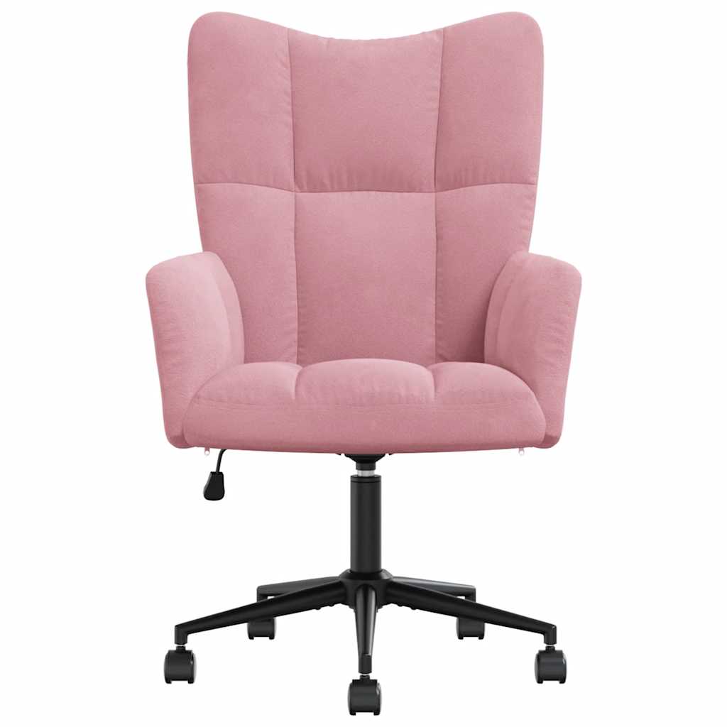 

vidaXL Relaxstoel fluweel roze