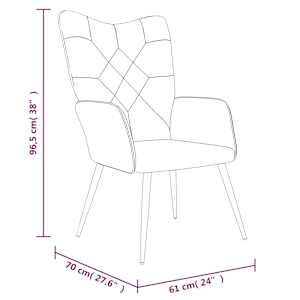 Relaxační křeslo patchwork textil - obrázek 7