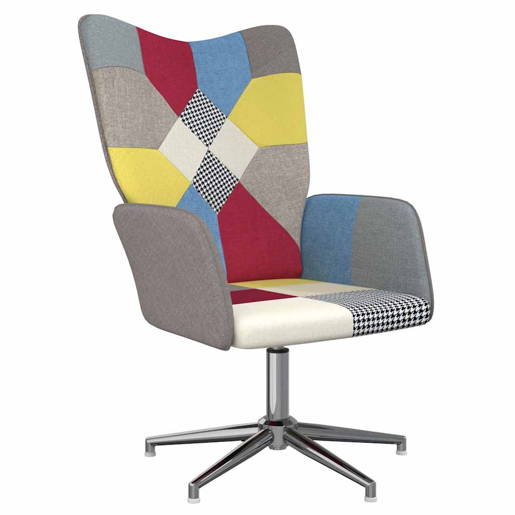 vidaXL Relaxační křeslo patchwork textil
