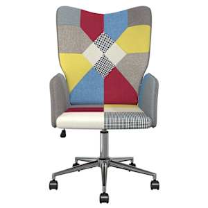 vidaXL Sedia Relax in Tessuto Patchwork