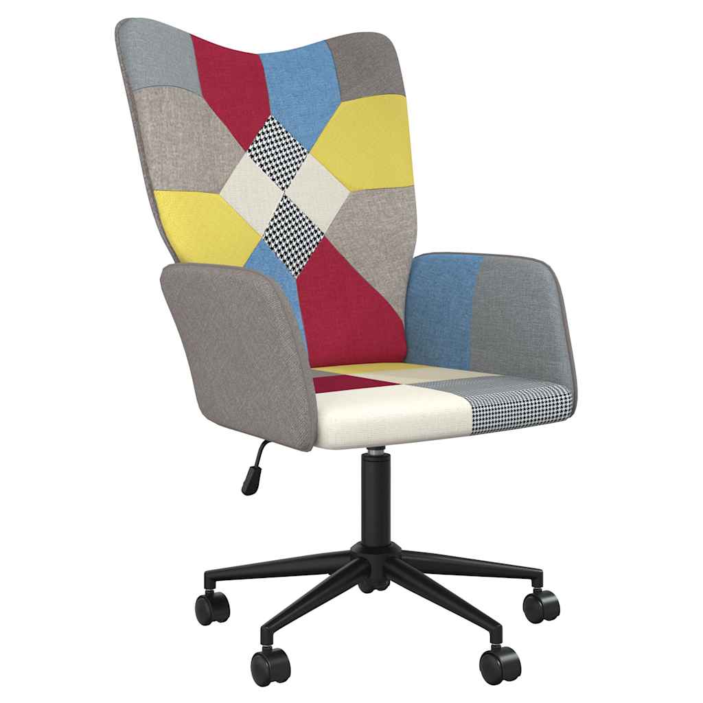 vidaXL Relaxační křeslo patchwork textil