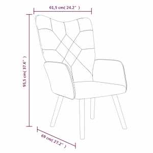 Relaxační křeslo se stoličkou patchwork textil - obrázek 9
