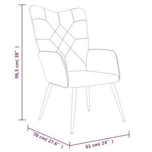Relaxační křeslo patchwork textil - obrázek 7