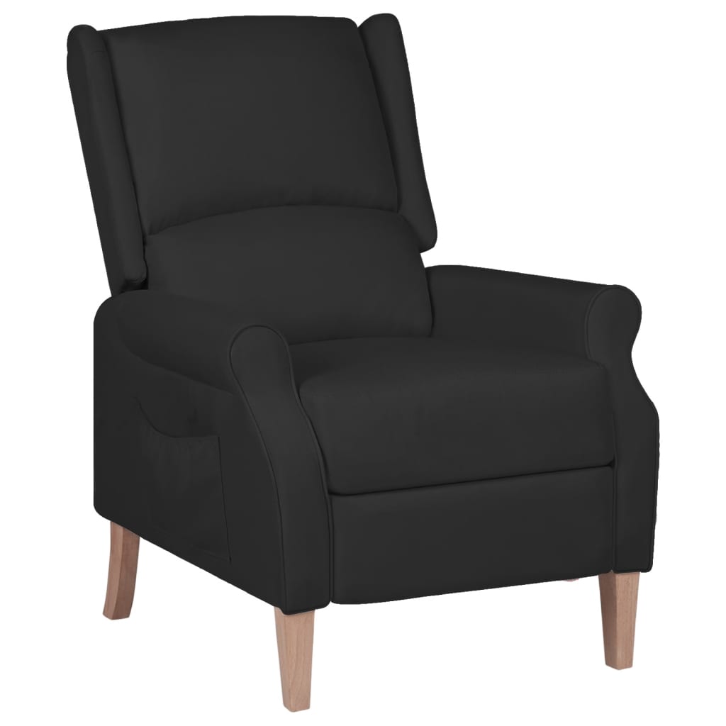 Fauteuil inclinable Noir Tissu