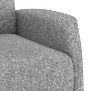 Zvedací křeslo světle šedé textil - obrázek 9