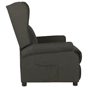 Polohovací křeslo taupe textil - obrázek 3