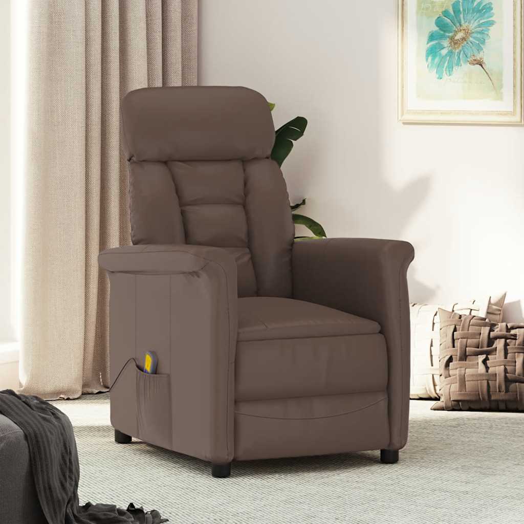 Fauteuil de massage Marron Similicuir