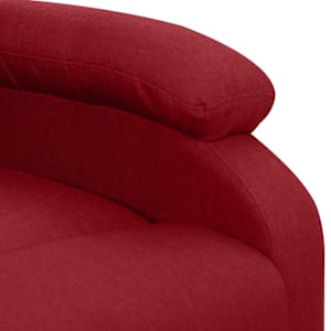Zvedací křeslo vínové textil - obrázek 6