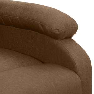 Zvedací křeslo hnědé textil - obrázek 6