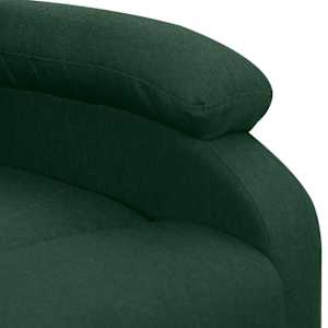 Zvedací křeslo tmavě zelené textil - obrázek 6