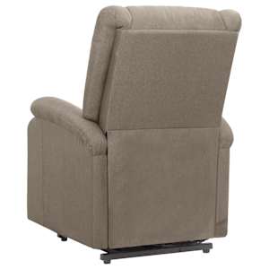 Zvedací křeslo taupe textil - obrázek 4