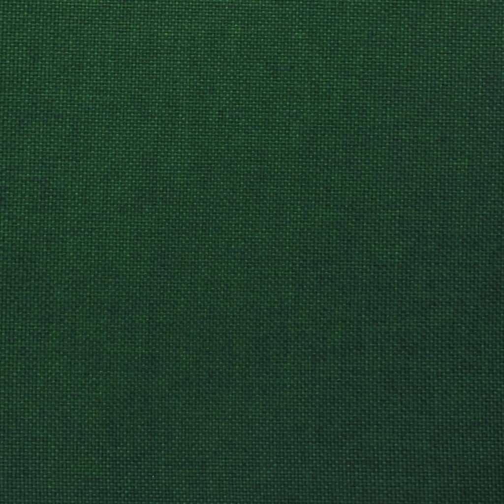 Zvedací masážní křeslo tmavě zelené textil