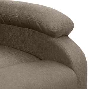 Zvedací masážní křeslo taupe textil - obrázek 6