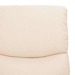 Zvedací křeslo krémové textil - obrázek 7