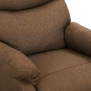 Zvedací masážní křeslo taupe textil - obrázek 6