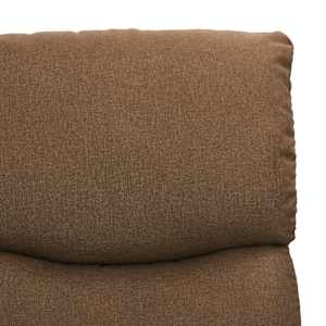 Zvedací masážní křeslo taupe textil - obrázek 7