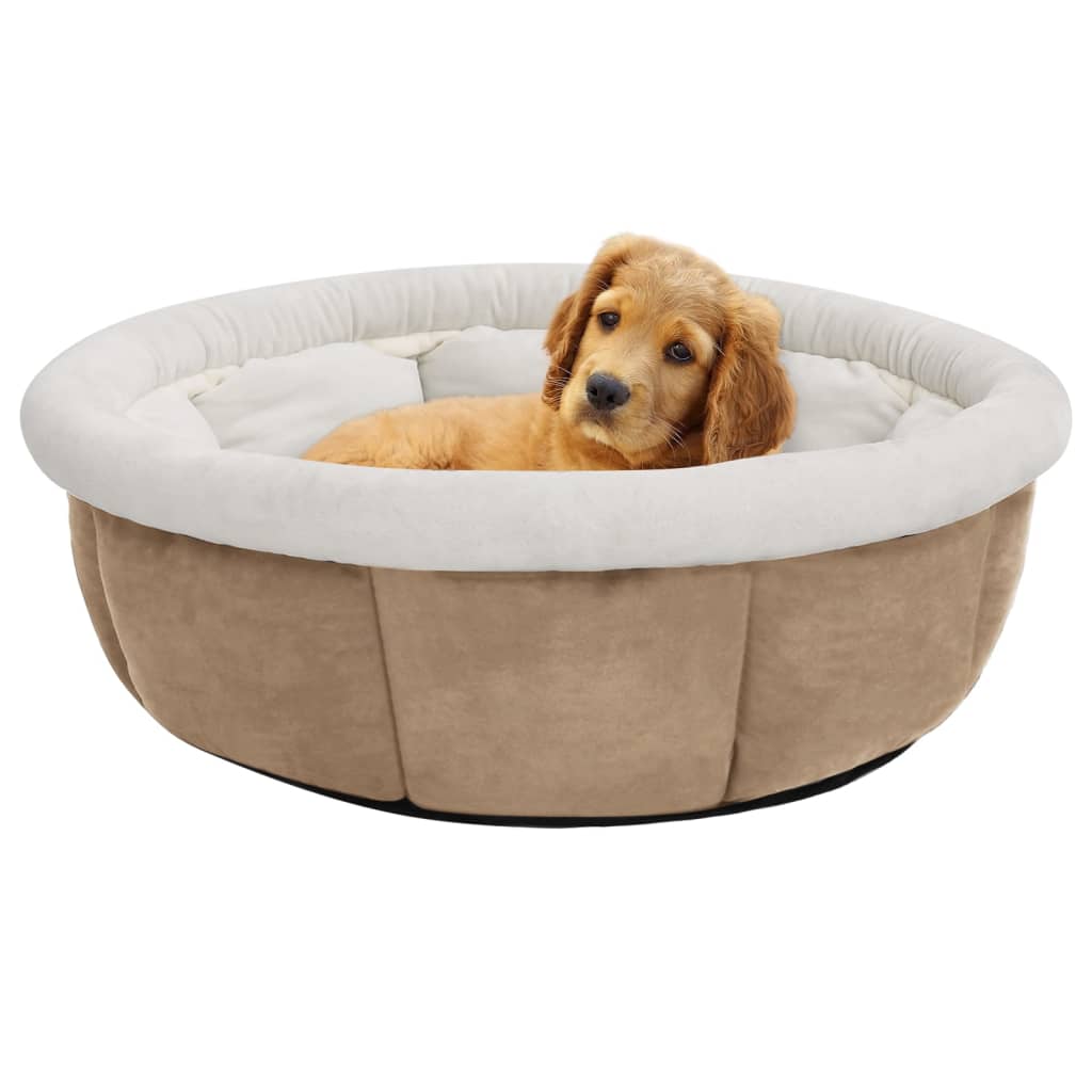 vidaXL hundeseng 59x59x24 cm beige