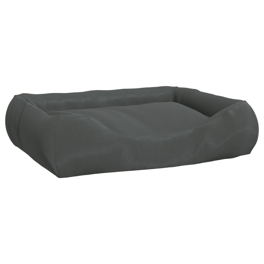 vidaXL Hondenbed met kussens 75x58x18 cm oxford stof donkergrijs