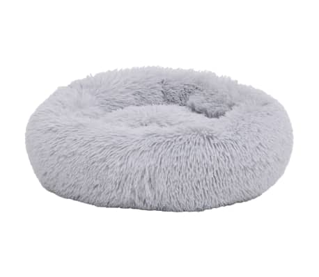 vidaXL Washable Dog & Cat Cushion Light Grey 90x90x16 cm Plush
