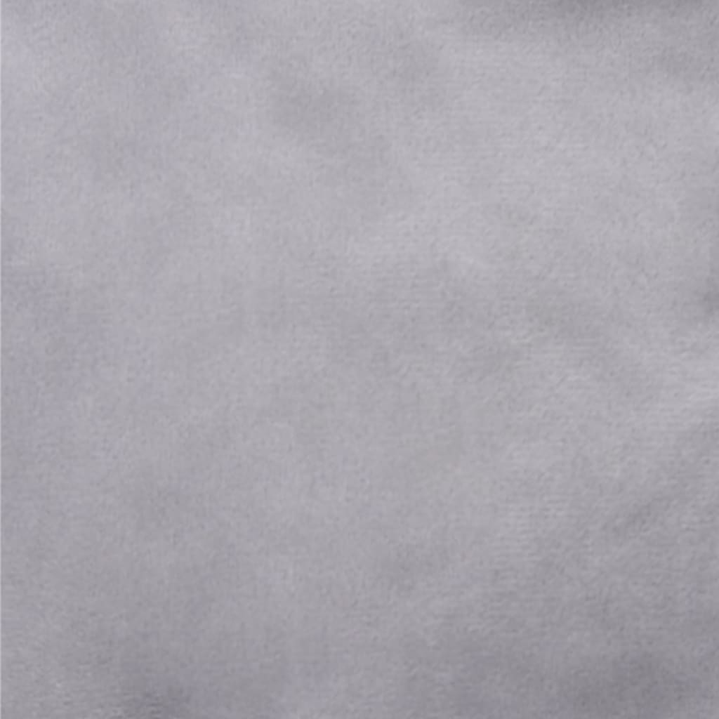 Fekete-szürke plüss és műbőr kutyaágy 69 x 59 x 19 cm 
