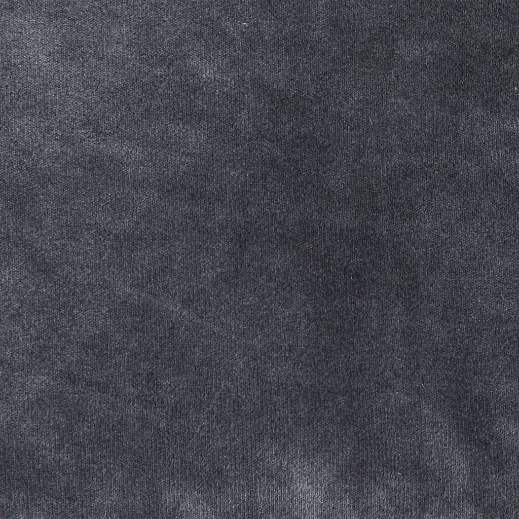 Fekete-sötétszürke plüss és műbőr kutyaágy 69 x 59 x 19 cm 