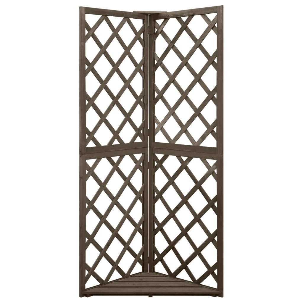 

vidaXL Latwerk hoekmodel 50x50x145 cm massief vurenhout