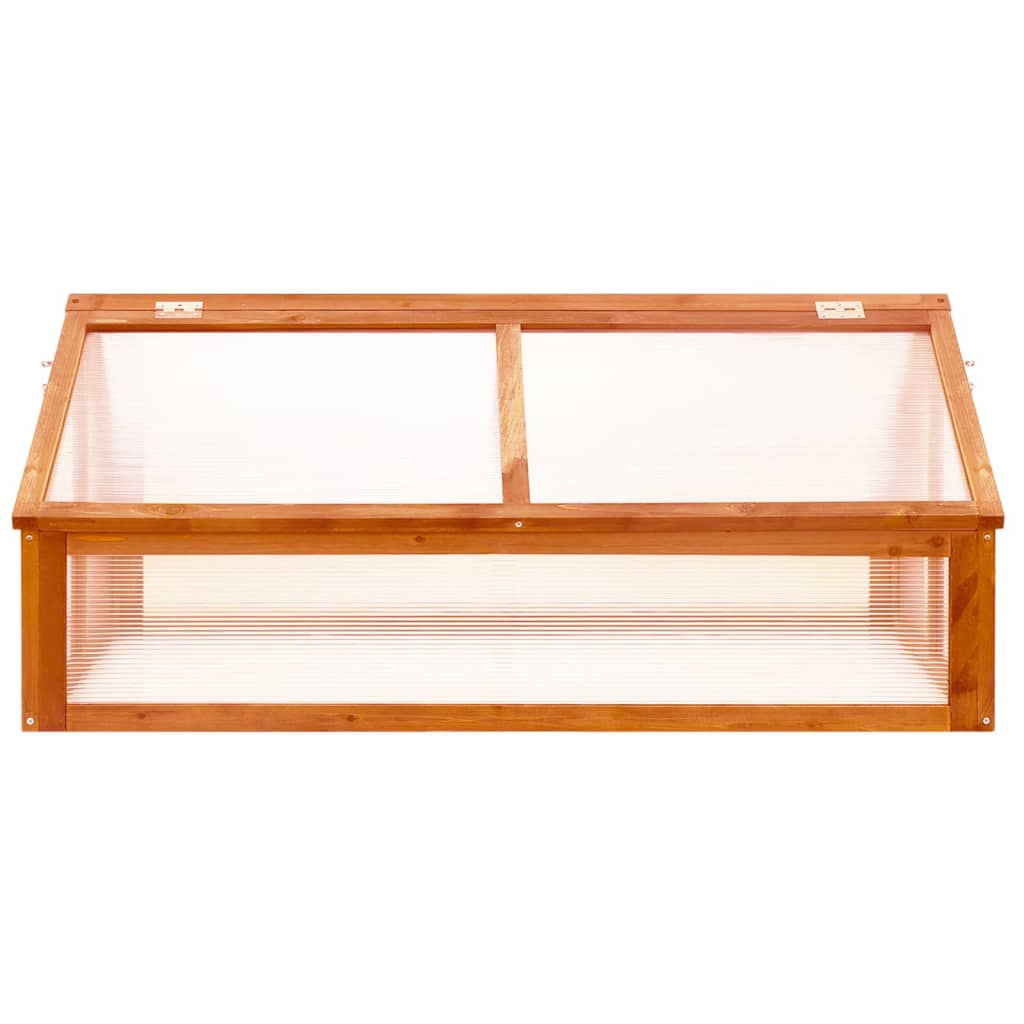 Serre Marron 114x80x50 Cm Bois De Sapin VidaXL 14 width=274